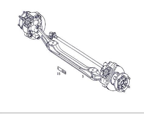 Mercedes Benz Eje Trasero Completo Azeler Recambios