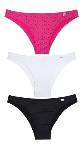 Calcinha Del Rio Kit Calcinhas Feminina Tanga Microfibra Mercadolivre