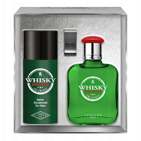 Whisky ORIGIN 100ml EDT 150ml DEO KLIPS Na BANKNOTY Zestaw Evaflor