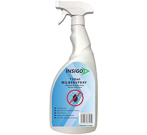 Insigo Milben Spray Ml Milbenspray F R Matratzen Hausstaubmilben