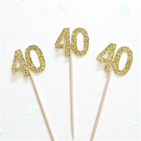 80th Birthday Cupcake Toppers Etsy