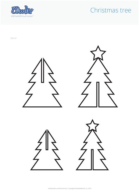 Christmas 3d Pen Templates