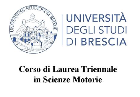 Corso Di Laurea Triennale In Scienze Motorie Presidente