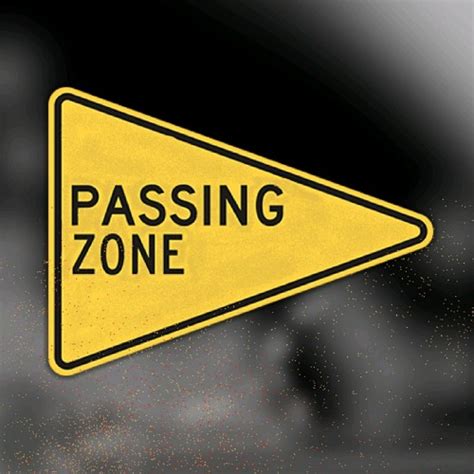 No Passing Sign Pennant