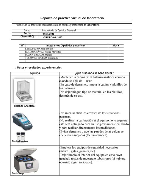 Reporte de Laboratorio N2 Reporte de práctica virtual de laboratorio