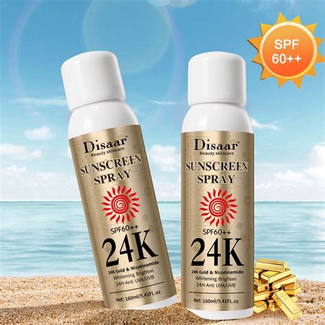 Disaar Beauty skincare sunscreen spray ใบหนา ครมกนแดด 160ml SPF 60