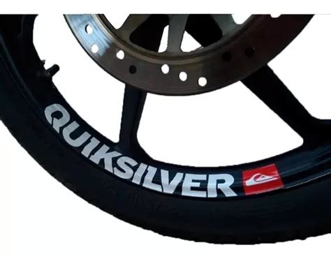 Adesivo Quiksilver Roda Moto Kit 8 Adesivos MercadoLivre