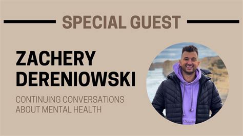 Continuing Conversations About Mental Health Live With Zachery