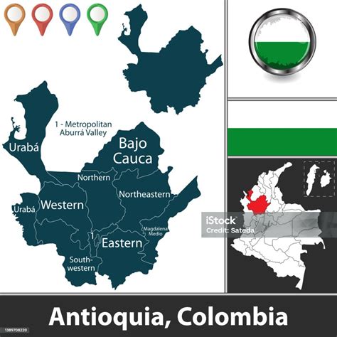 Antioquia Department Colombia Stock Illustration - Download Image Now ...