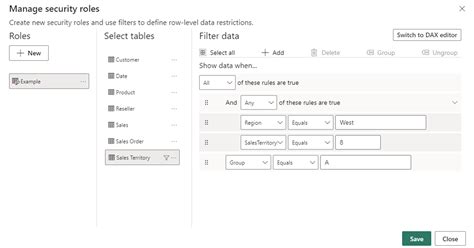 Power Bi를 사용하는 Rls행 수준 보안 Microsoft Fabric Microsoft Learn