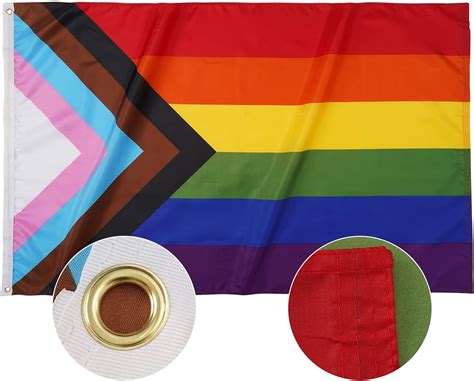 Syii Progress Pride Bandera Lgbt De X Pies Banderas De Comunidad