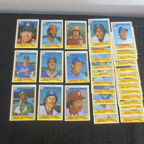 1984 RALSTON PURINA 1 Collezionista Annuale Ed Set 33 Nolan Ryan