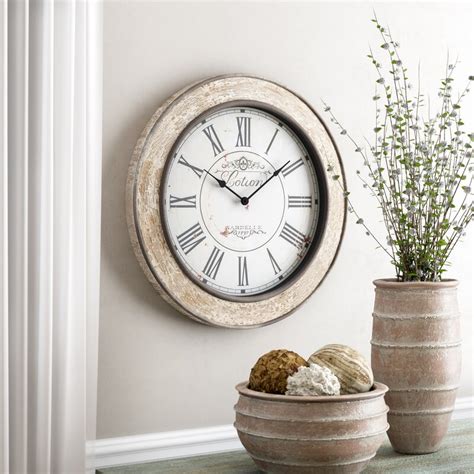 One Allium Way Oversized Wall Clock Reviews Wayfair