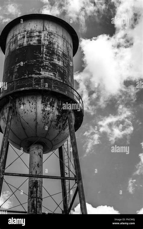 Industrial Water Tower Stock Photo Alamy