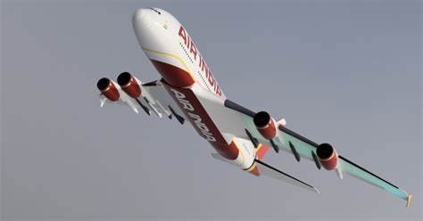 Air India Airbus A380 | Autodesk Community Gallery