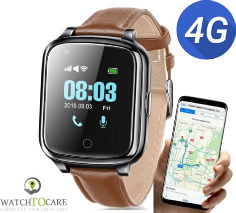 WatchToCare WTC 45 Pro Smartwatch GPS Horloge Ouderen Alarm