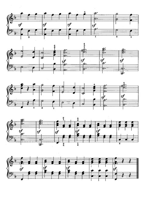 PASTORAL SYMPHONY Easy Piano Sheet music | Easy Sheet Music