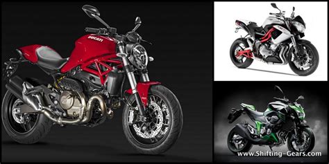 Ducati Monster Vs Kawasaki Z Vs Benelli Tnt Shifting Gears