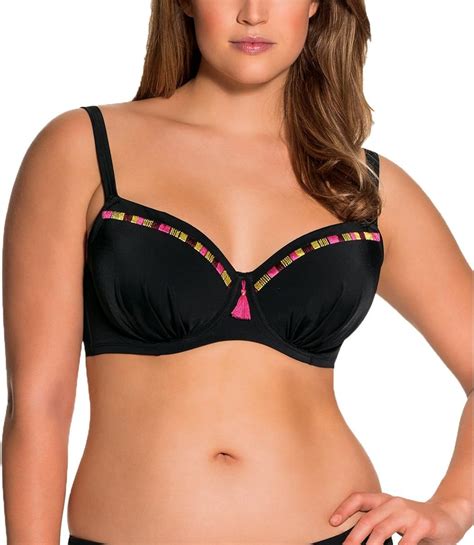 Dorina Curves Long Island Bikini Oberteil Ohne B Gel D M Schwarz E Amazon De