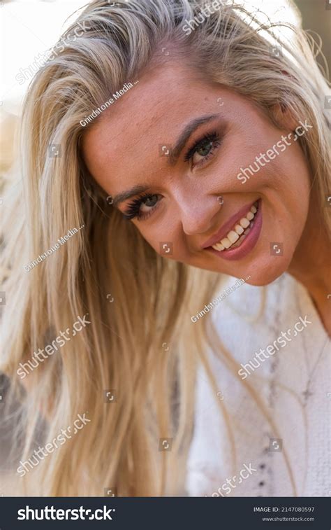 Gorgeous Blonde Bikini Model Poses Outdoors Stock Photo Shutterstock