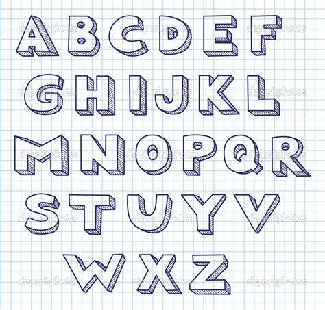 Объемные буквы в клеточку (Много фото) - drawpics.ru