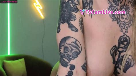 Perfect Tits Tattoed SheBabe Gets Horny In A Live Cam Show Part 5