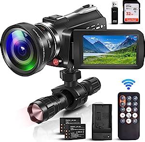 K Video Camera Camcorder Mp Uhd Wifi Ir Night Vision Video Recorder