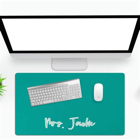 Custom Desk Pad Personalized Desk Cushion Pad Color Block - Etsy