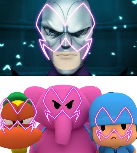 Hawk Moth Akumatizes Pocoyo Pato And Elly By Zmcdonald09 On Deviantart