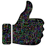 prismatic thumbs  fractal outline   svg