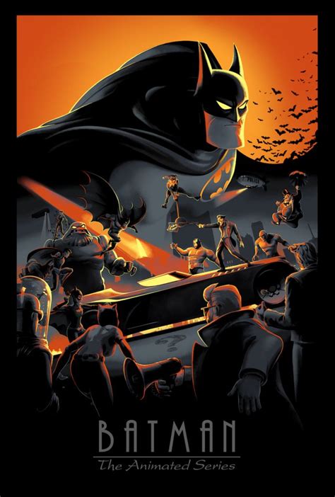 Awesome Poster Art For For Batman The Animated Series Created By Juan