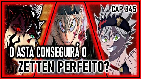 Black Clover 345 trevo preto 345 Asta conseguirá o zetten e