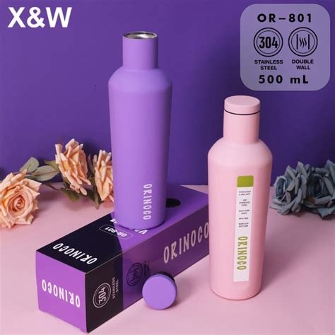 Jual X W Grosir Botol Termos Stainless Steel ML Tumbler Aesthetic Hot Cold Hours OR