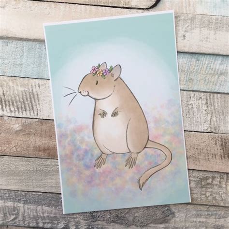 Cute Gerbil Drawing