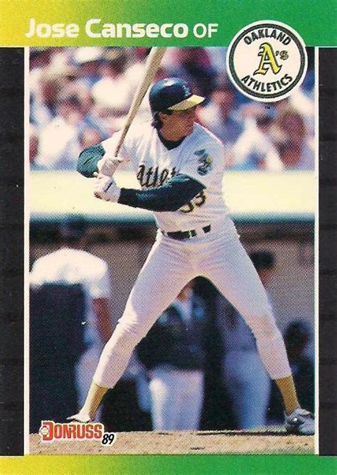 1989 Donruss 91 Jose Canseco Trading Card Database