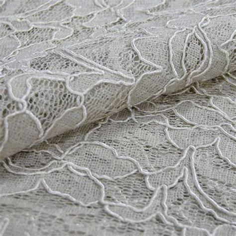 Tissu Dentelle Beige Tissus Des Ursules