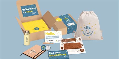 Geschenk für neue Mitarbeiter Onboarding Box zum Einstand