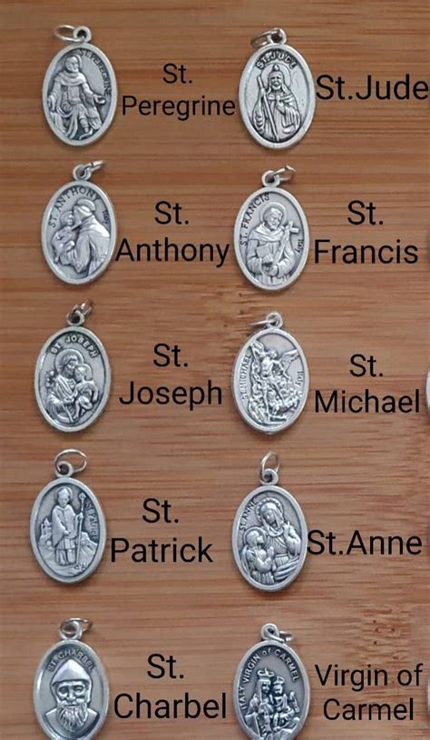 Bulk Saint Medal Wholesale Saint Medals Of 5 10 20 50 Or Etsy