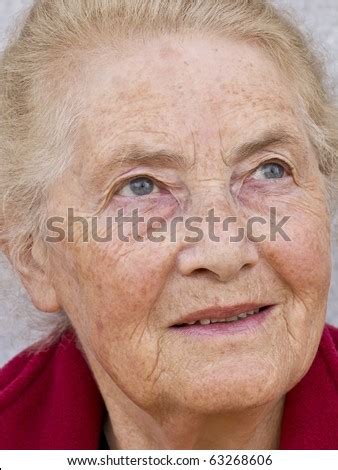 Face Smiling Old Woman Stock Photo 63268576 - Shutterstock