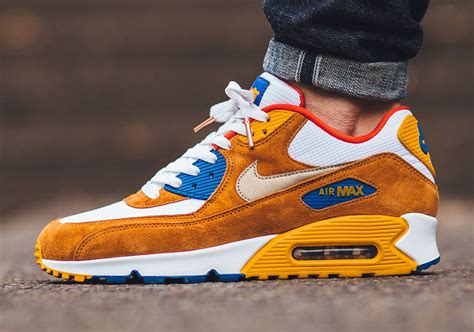 Nike Air Max 90 Premium "Curry" With Extra Bits Of Color - SneakerNews.com