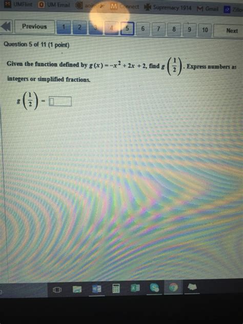 Solved Given The Function Defined By G X X 2 2x 2