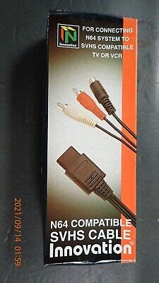 Highest Quality S Video Svhs Cable Nintendo N64 Snes Gamecube Game Cube