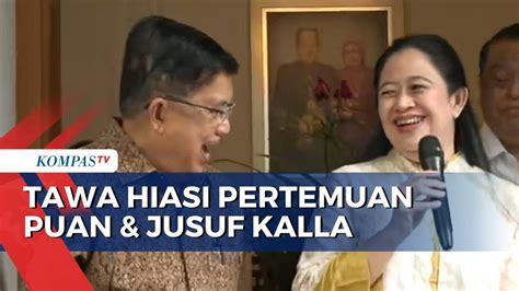 Bahas Isu Terkini Politik Jelang Pemilu Puan Maharani Temui Jusuf