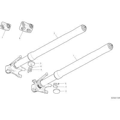 Fourche Moto Ducati Fourche Multistrada Ducati Fourche Panigale