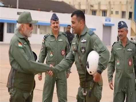 PM Modi Flew In Twin Seater Trainer Aircraft Received By IAF Last Month