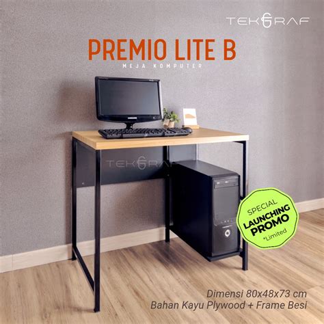 Jual Tekgraf Premio Lite B Meja Belajar Kerja Komputer Kantor Kayu