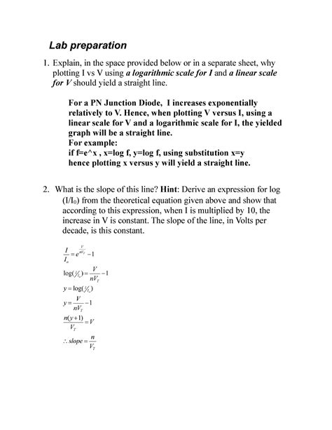 Pre Lab 1 Prelab 1 Lab Preparation Explain In The Space Provided