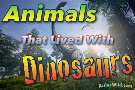 List Of Animals That Lived With Dinosaurs: Information And Pictures