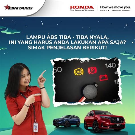 Lampu Indikator ABS Nyala Jangan Panik Honda Bintang Cimone