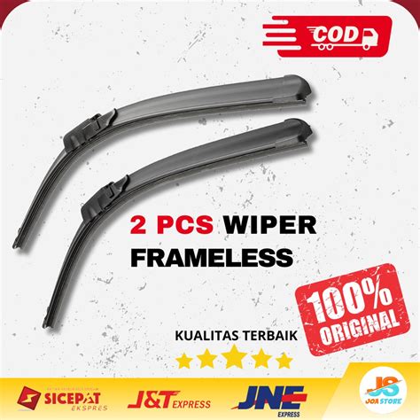 Jual Wiper Kaca Depan Toyota Fortuner VRZ VNT SRZ Frameless 1 Set